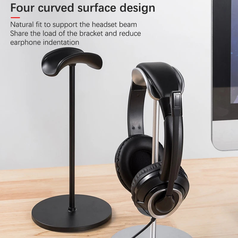 1PC Head-Mounted Headphone Stand Stylish Non-Slip Detachable Headset Holder For Airpods Max Beats Bose Sennheiser Display Stand