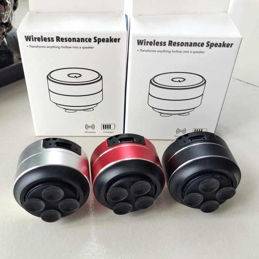 Mini Speaker Vibration Stereo Audio Digital Wireless Bluetooth Speakers Portable Metal Speaker