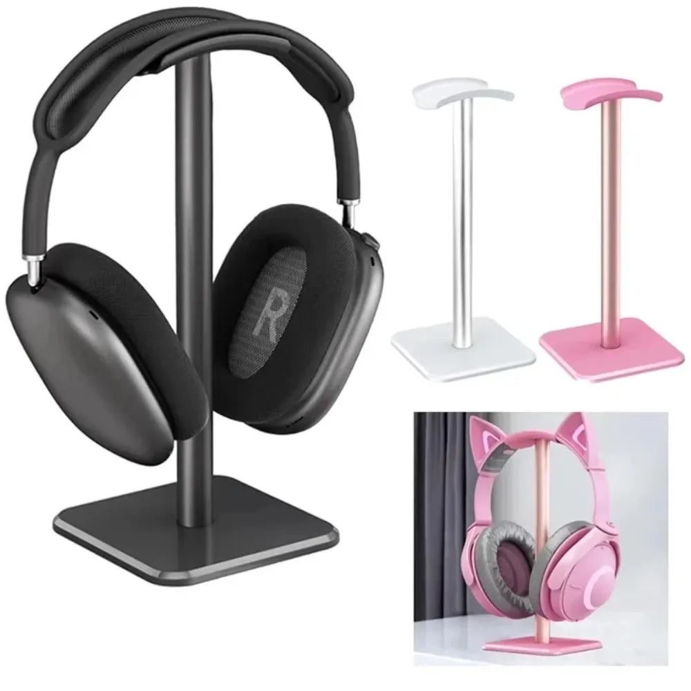 Universal Headphone Stand Aluminuim Alloy Headset Holder for Gaming Earphone Desktop Headphones Support Holder