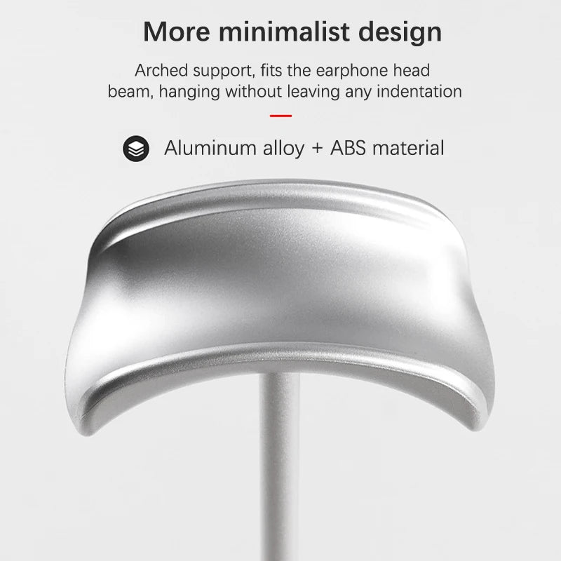 1PC Head-Mounted Headphone Stand Stylish Non-Slip Detachable Headset Holder For Airpods Max Beats Bose Sennheiser Display Stand
